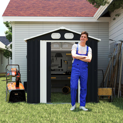 Campcraft 8x6 FT Outdoor Metal Storage Shed