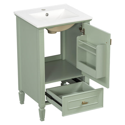 Retro Bathroom Vanity With Sink
