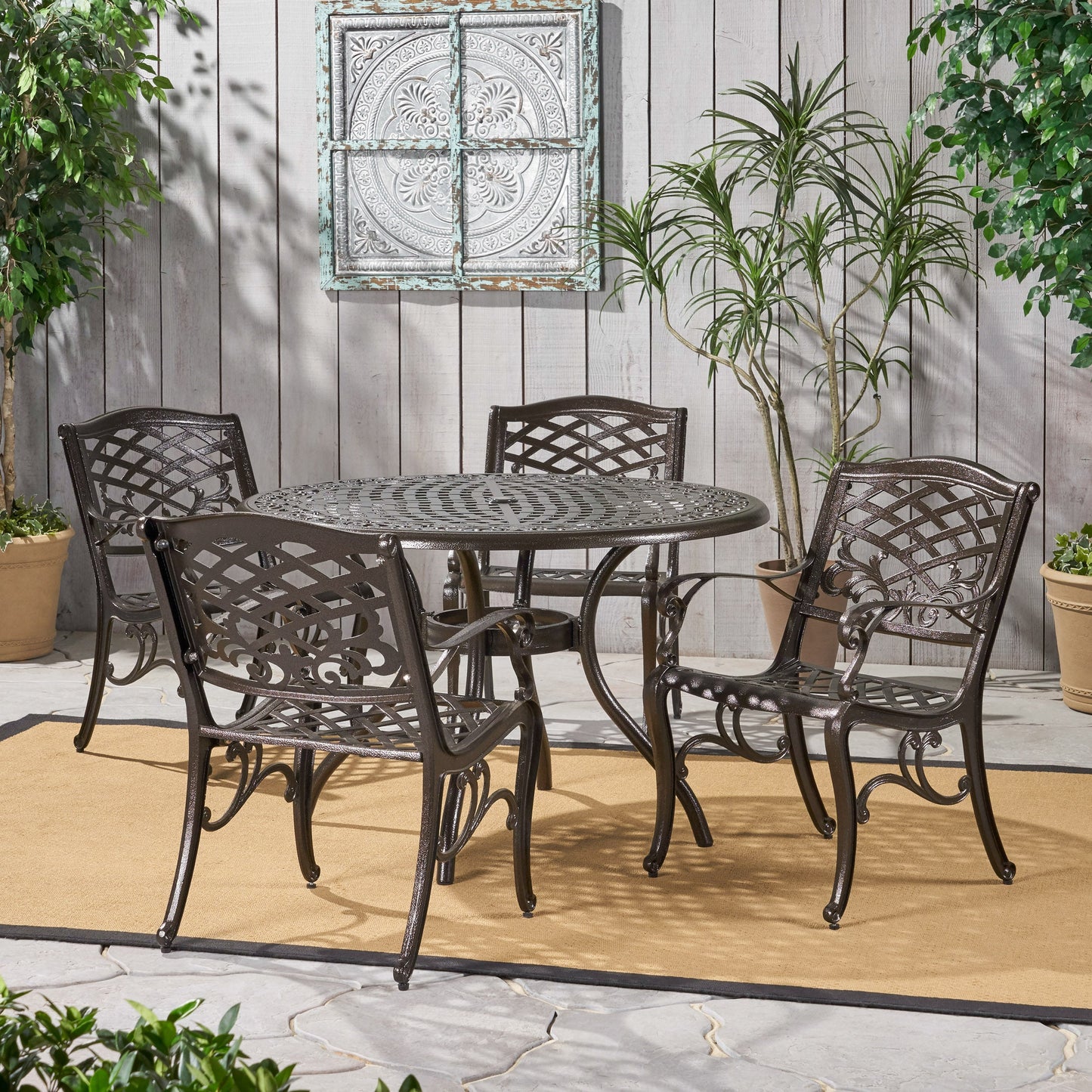 Chachere 5 Piece Dining Set