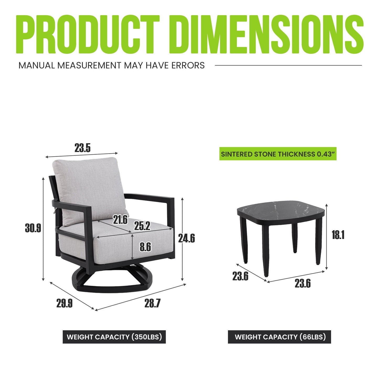 Outdoor Patio Furniture Set