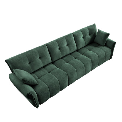 3-Seater Sofa Set with Pillows - Premium Chenille Design
