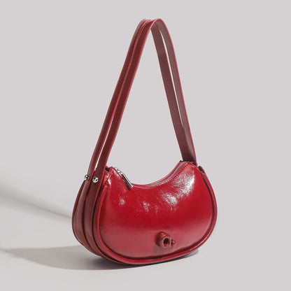 Small shoulder bag bag women's summer, French shoulder handbag elegant hobo