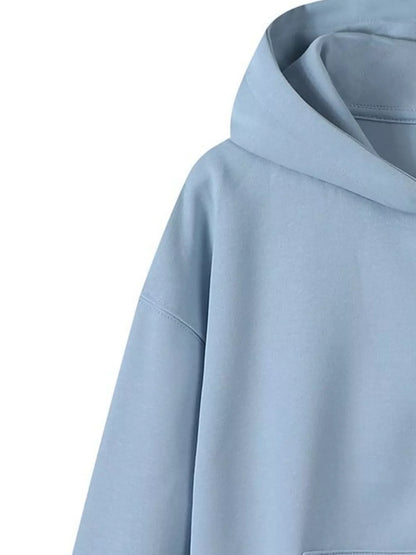 Full Size Casual Zip-Up Long Sleeve Hoodie Plus Size
