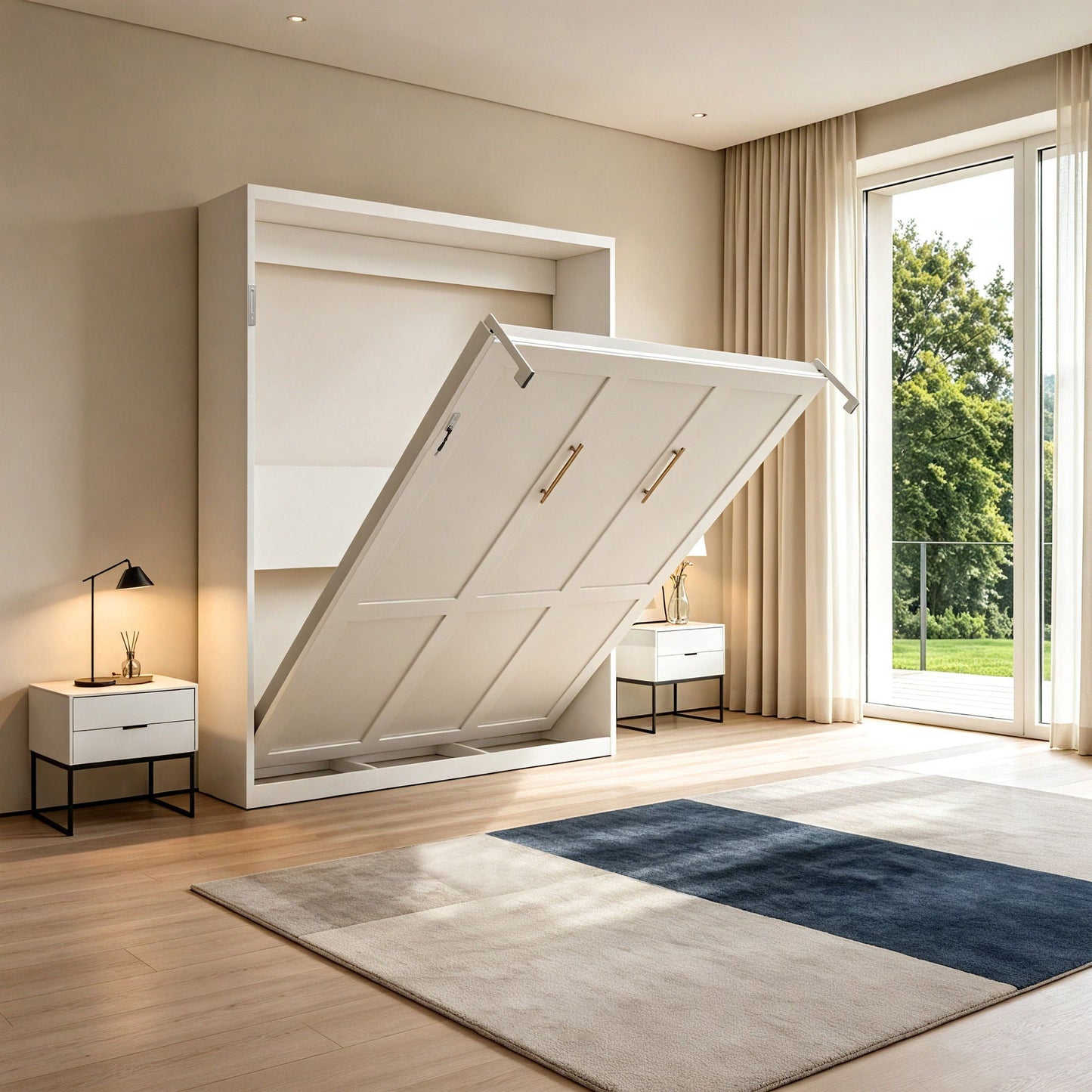 Folding Vertical Murphy Wall Bed