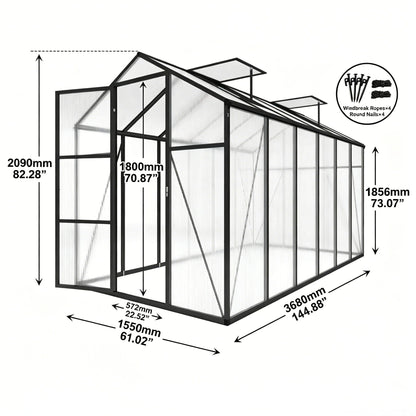 Gain Height Windproof house With Raised Base