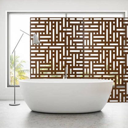 Decorative Freestanding Metal Privacy Screen For Indoor & Outdoor Use