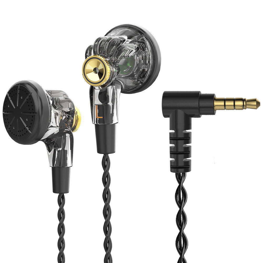 Wired Music Headset Flat Head Earbuds Computer Mobile Phone Universal