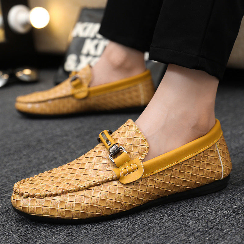 Mens Springsummer Low-top Moccasins Versatile Casual Shoes