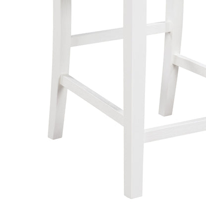 Graham - 3 Piece Small Space Counter Height Dining Table With Shelves And 2 Chairs (Set of 3)