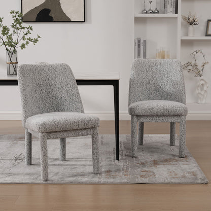 Wide Minimalist Dining Chair
