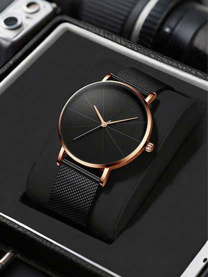 Non-mechanical Mens Quartz Watch