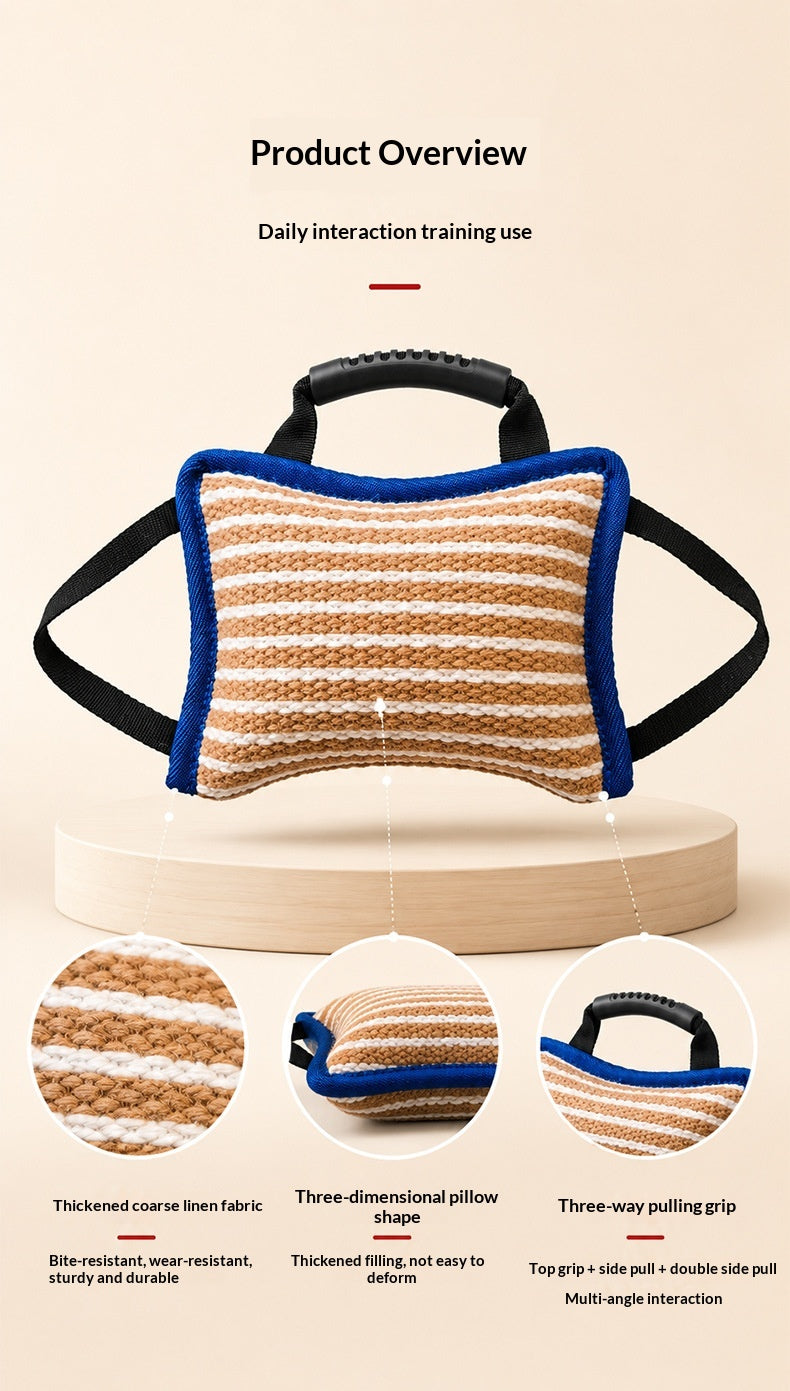Jute Bite Cushion & Bite Roll For Dog Training