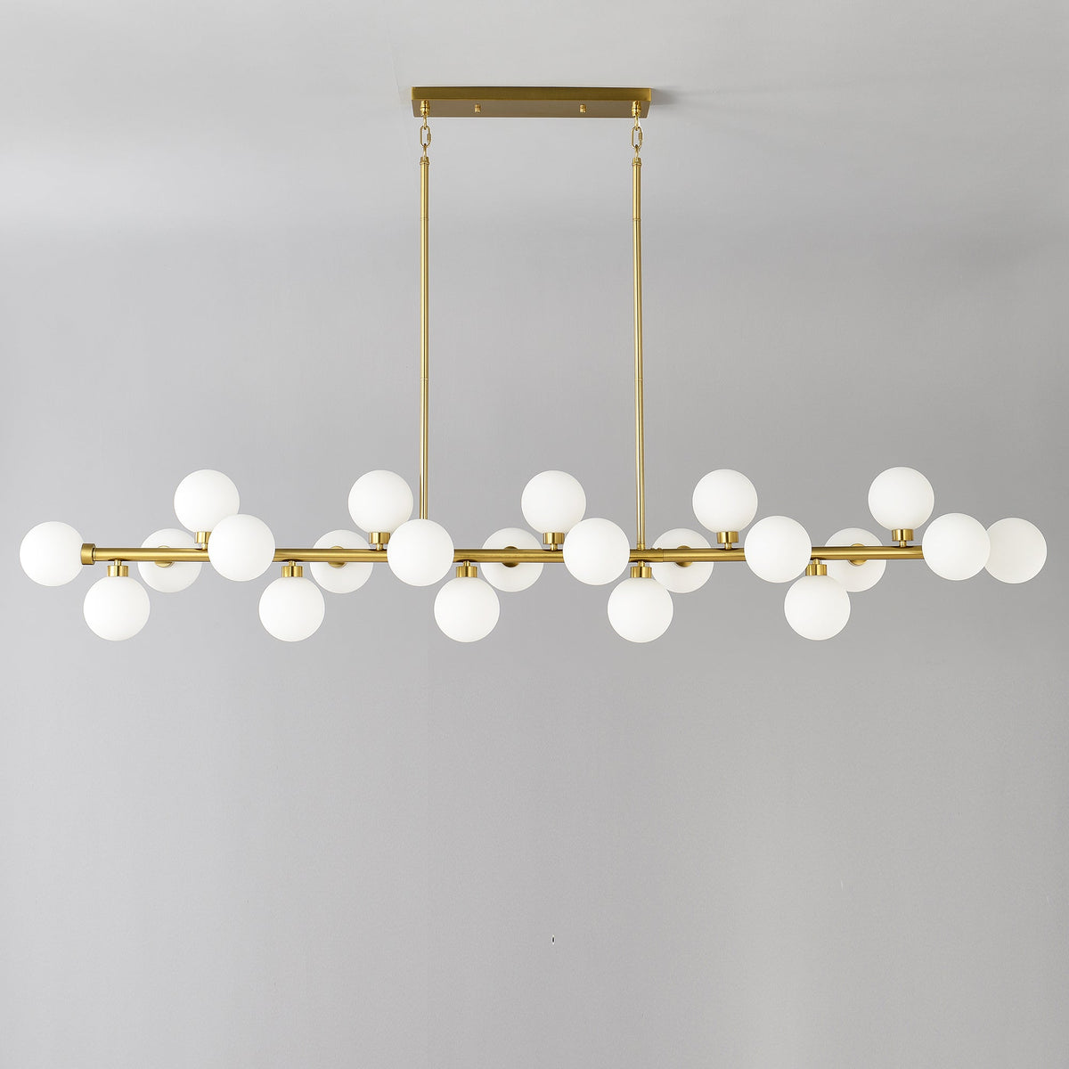 75.6'' Large Pendant Lamp with Opal Glass Shade