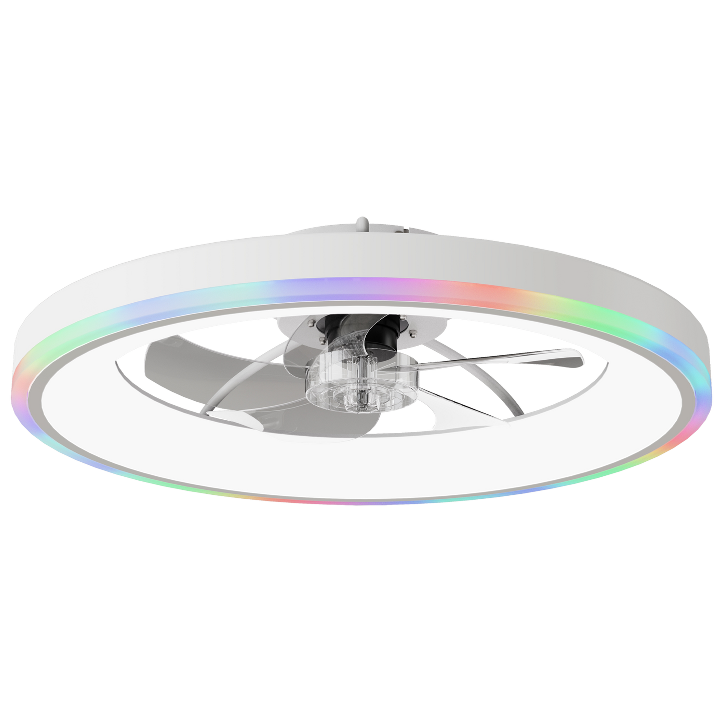 23.6" Modern RGB Ceiling Fan with Lights