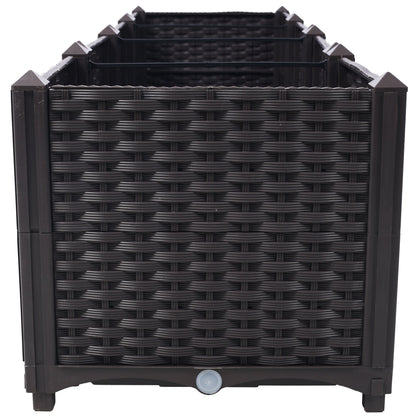 Deep Raised Garden Bed Plastic Planter Boxes