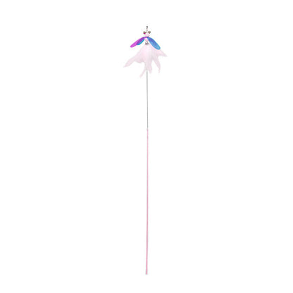 Fairy Feather Retractable Large Fluffy Feather Funny Cat Toy