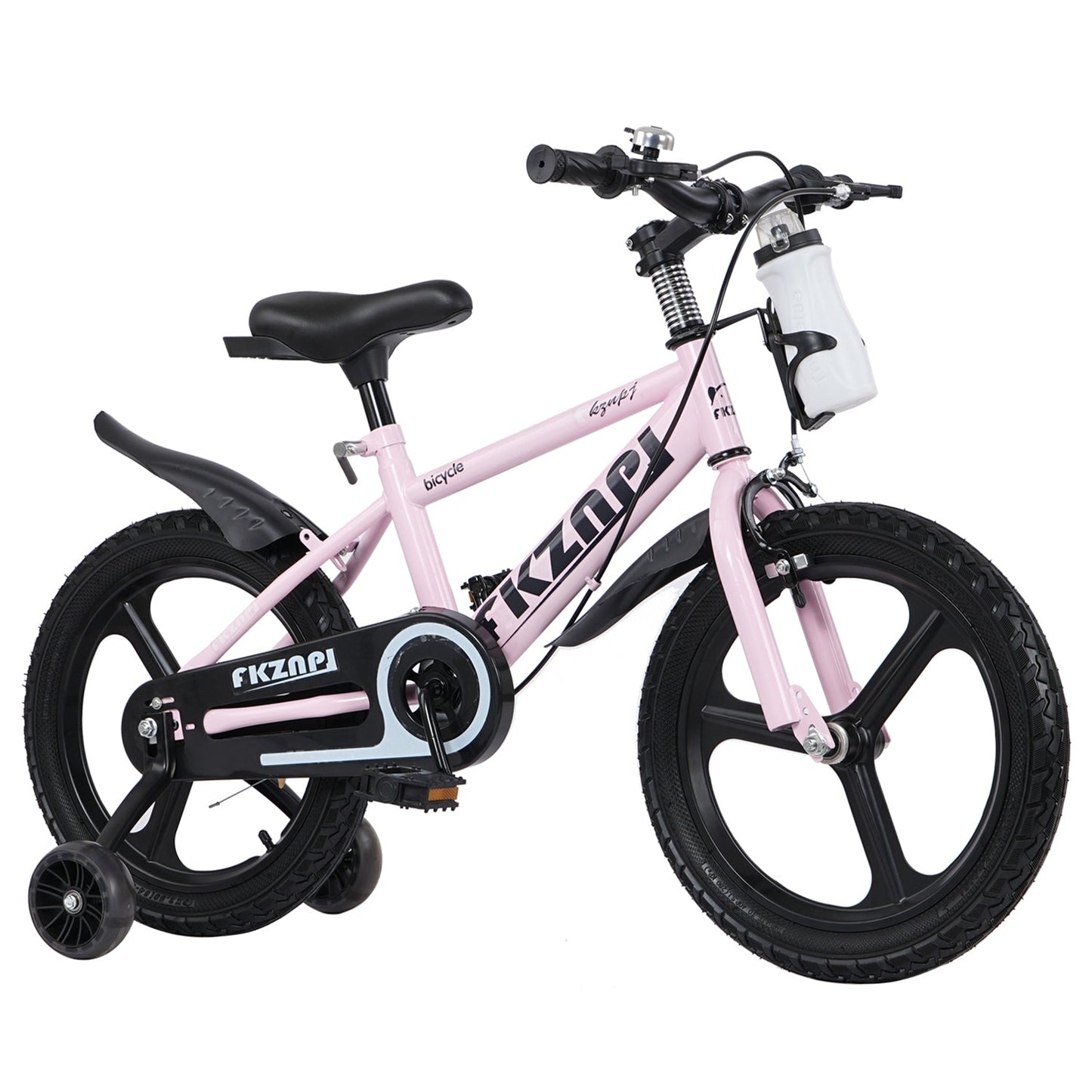 16-18 Inch Kids Bike with Training Wheels and Adjustable Seat