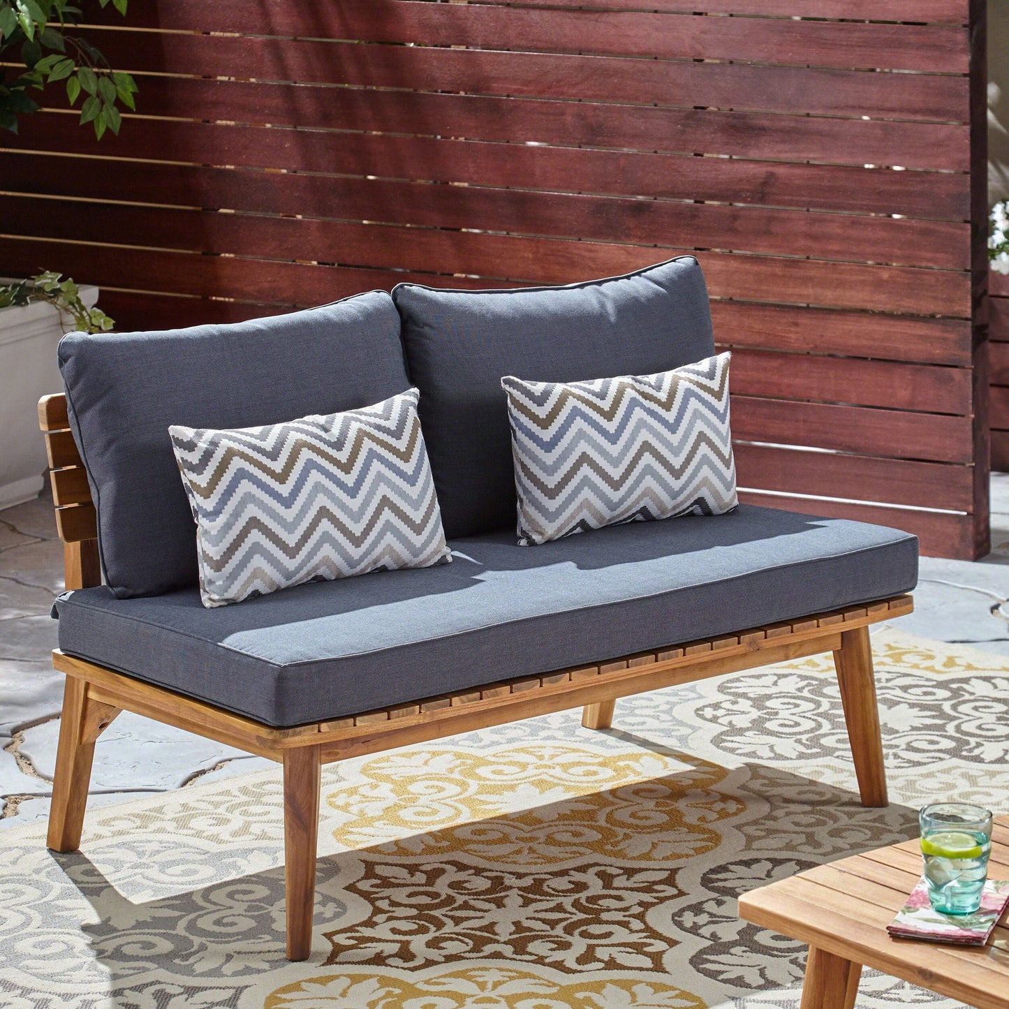 Balmoral Loveseat - Gray