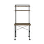 Ensata - Rustic Writing Desk - Black / Oak