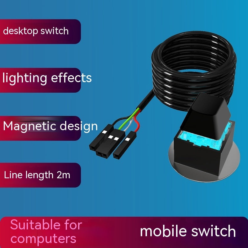 Computer External Power Supply Business Desktops Start Lengthened External Button