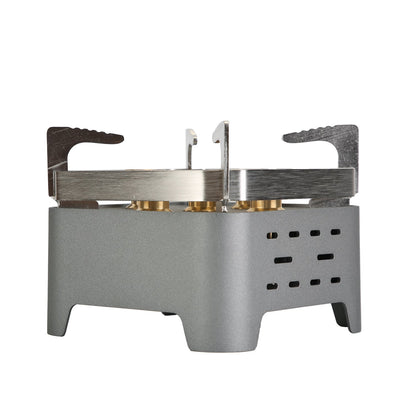 12000W Portable Camping Stove With Cassette Adapter Windproof Outdoor Backpacking Burner with Carrying Case Igniter for Outdoor Hiking Camping Picnic