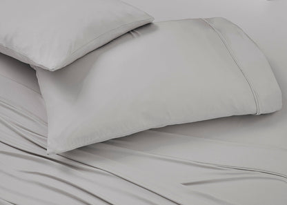 BedGear Ver-Tex Pillowcase 2pc Set, Light Grey, King