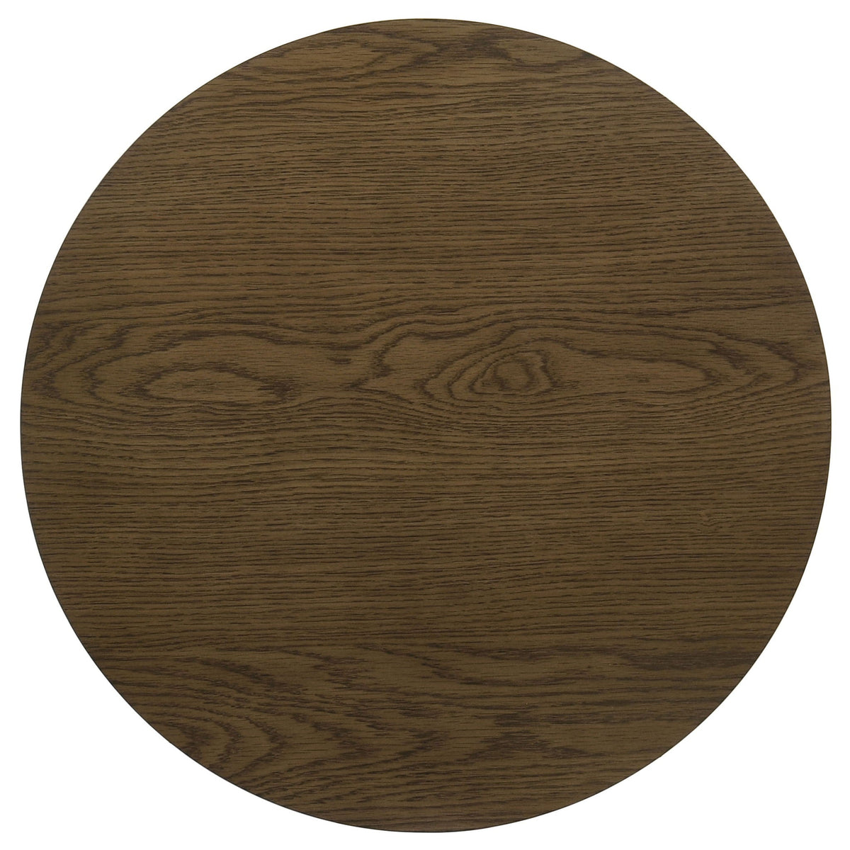 Kessler Round Sculptural Wood End Table Brown