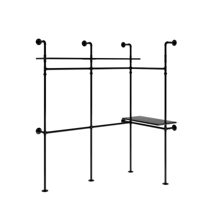 Industrial Pipe Clothing Rack