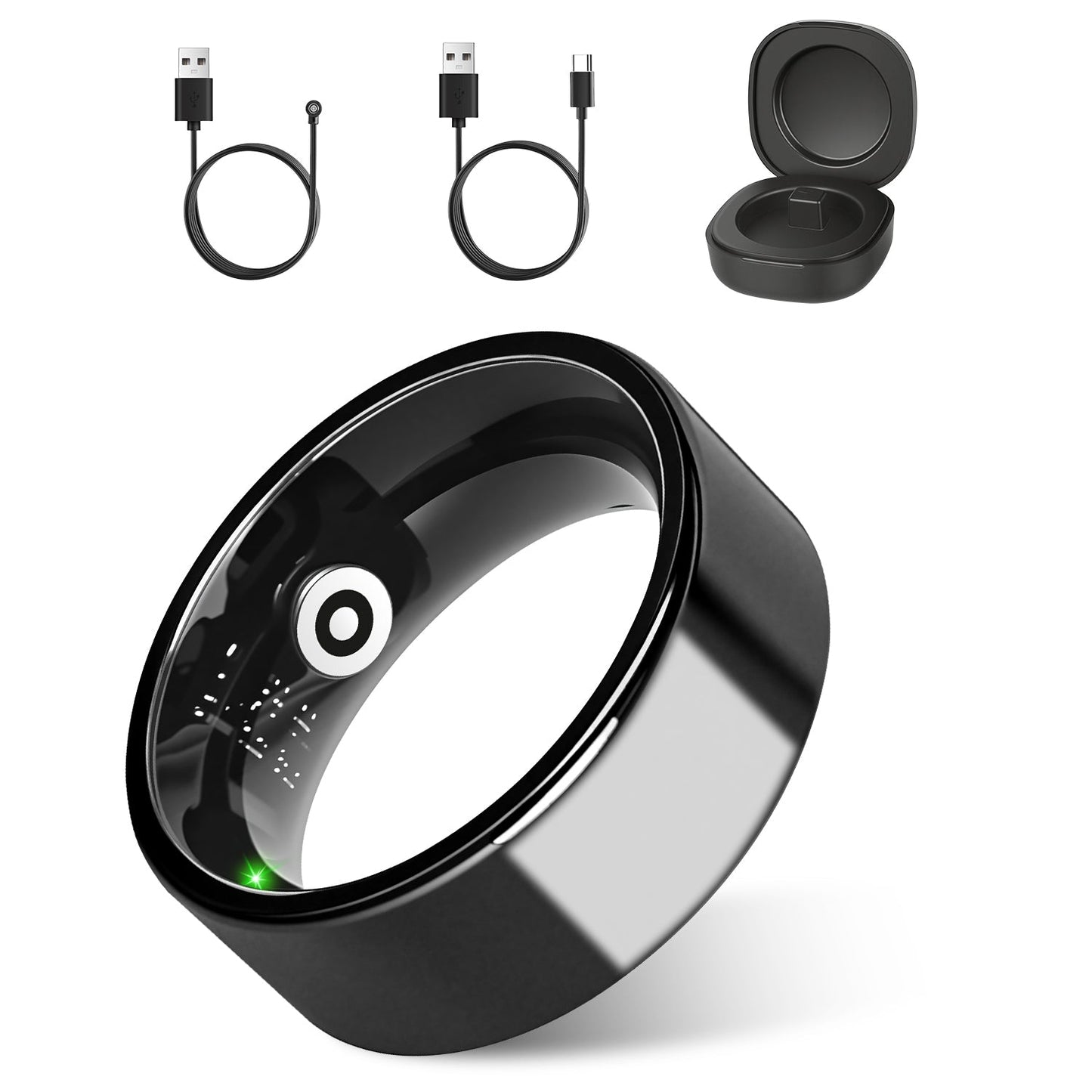 Smart Ring Health Tracker with Sleep & Fitness Monitoring