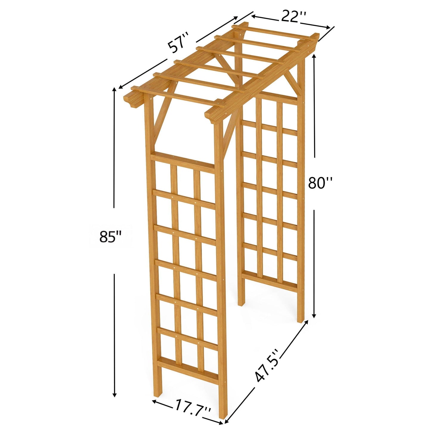 Wedding Arbor With Trellis Design