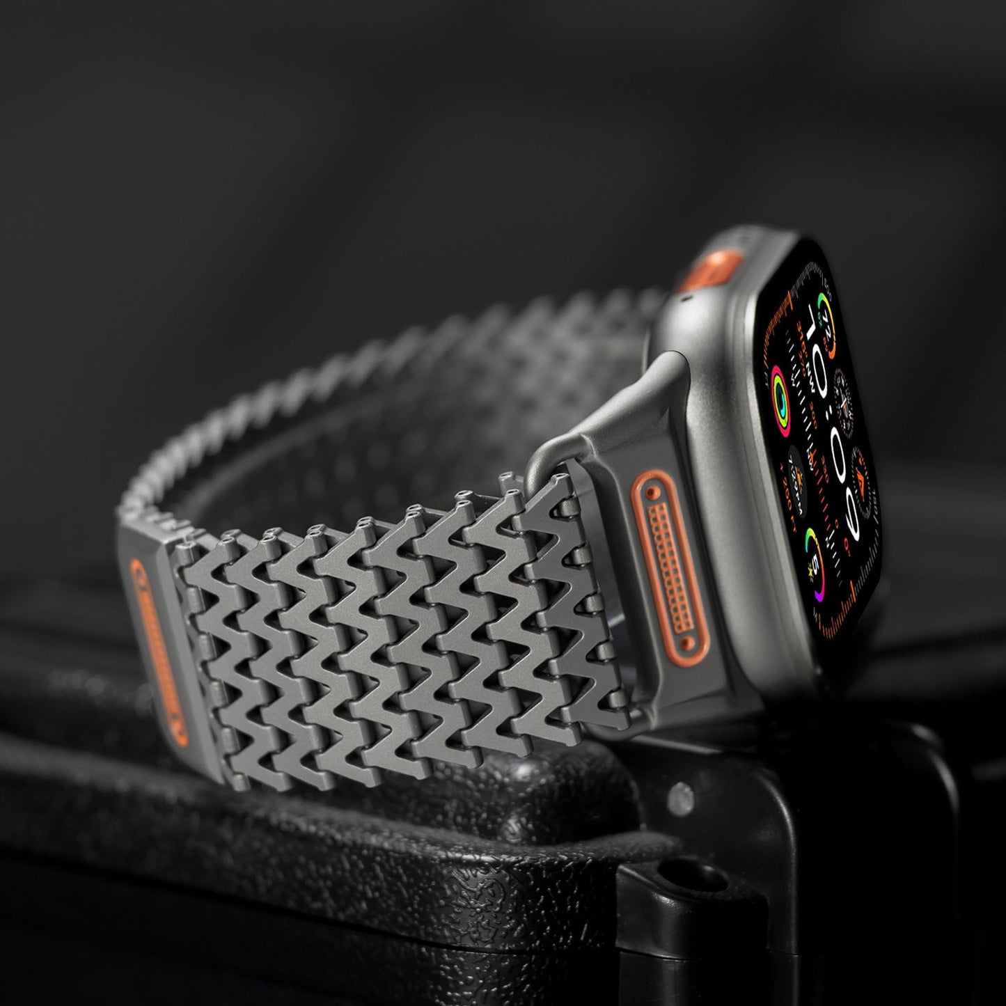 Milanese Strap With Metal Magnetic Clasp W-shaped Dragon-scale Personalized Wristband