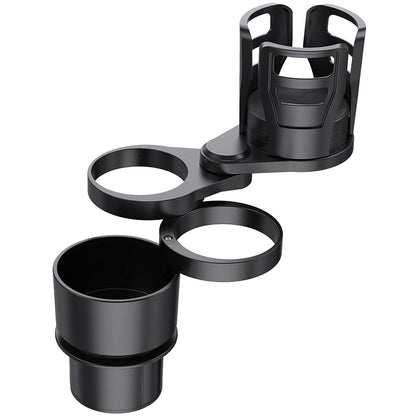 4 In 1 Car Cup Holder Expander Adapter Multifunctional Water Cup Mount Stand 360¡ Rotating Drink Bottle Organizer with Adjustable Base