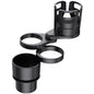 4 In 1 Car Cup Holder Expander Adapter Multifunctional Water Cup Mount Stand 360¡ Rotating Drink Bottle Organizer with Adjustable Base