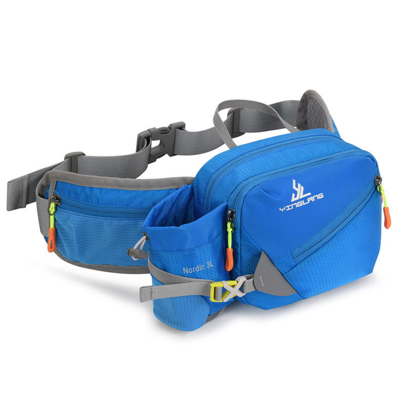Mens Outdoor Sports Water Bottle Hiking And Climbing Waist Bag