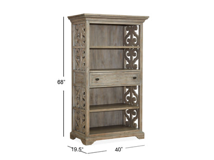 Tinley Park - Bookcase - Dove Tail Gray