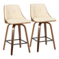 Gianna - Mid Century Modern Counter Stool (Set of 2)