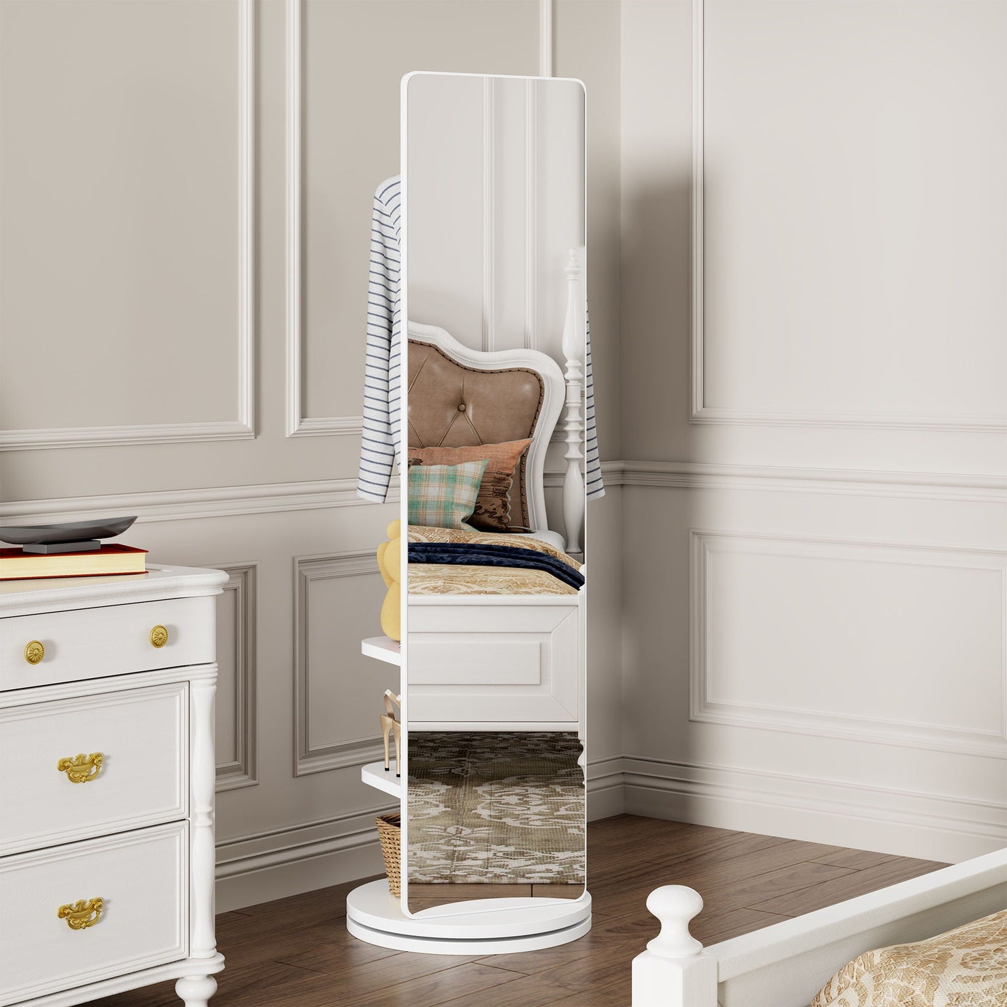 3 In 1 Multifunctional Full-Length Clothing Mirror