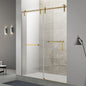 60 Inches x 76 Inches Frameless Single Sliding Shower Door
