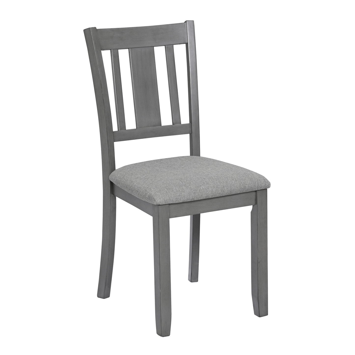 6 Pieces Kitchen Dining Set, Rectangular Wooden Dining Table With 4 Upholstered Chairs And A Bench
