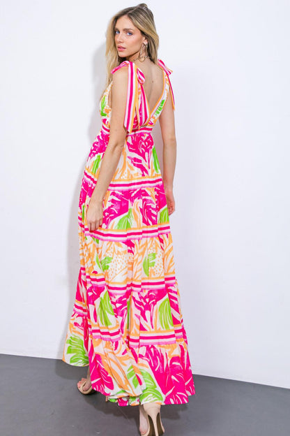 TAKE THE TRAILS WOVEN MAXI DRESS
