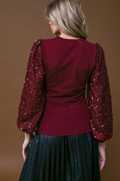 FEELING THE FUN SWEATER TOP