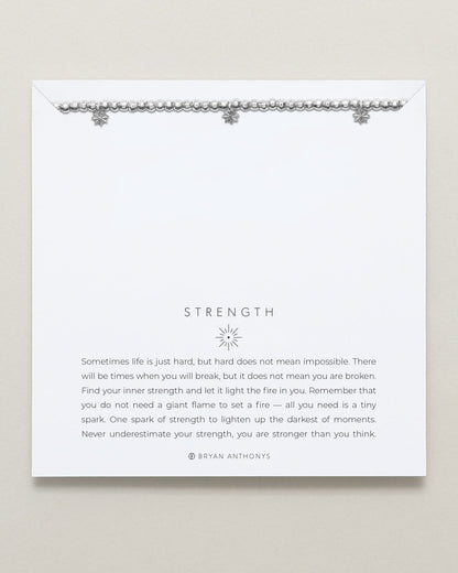Strength Beaded Icon Bracelet