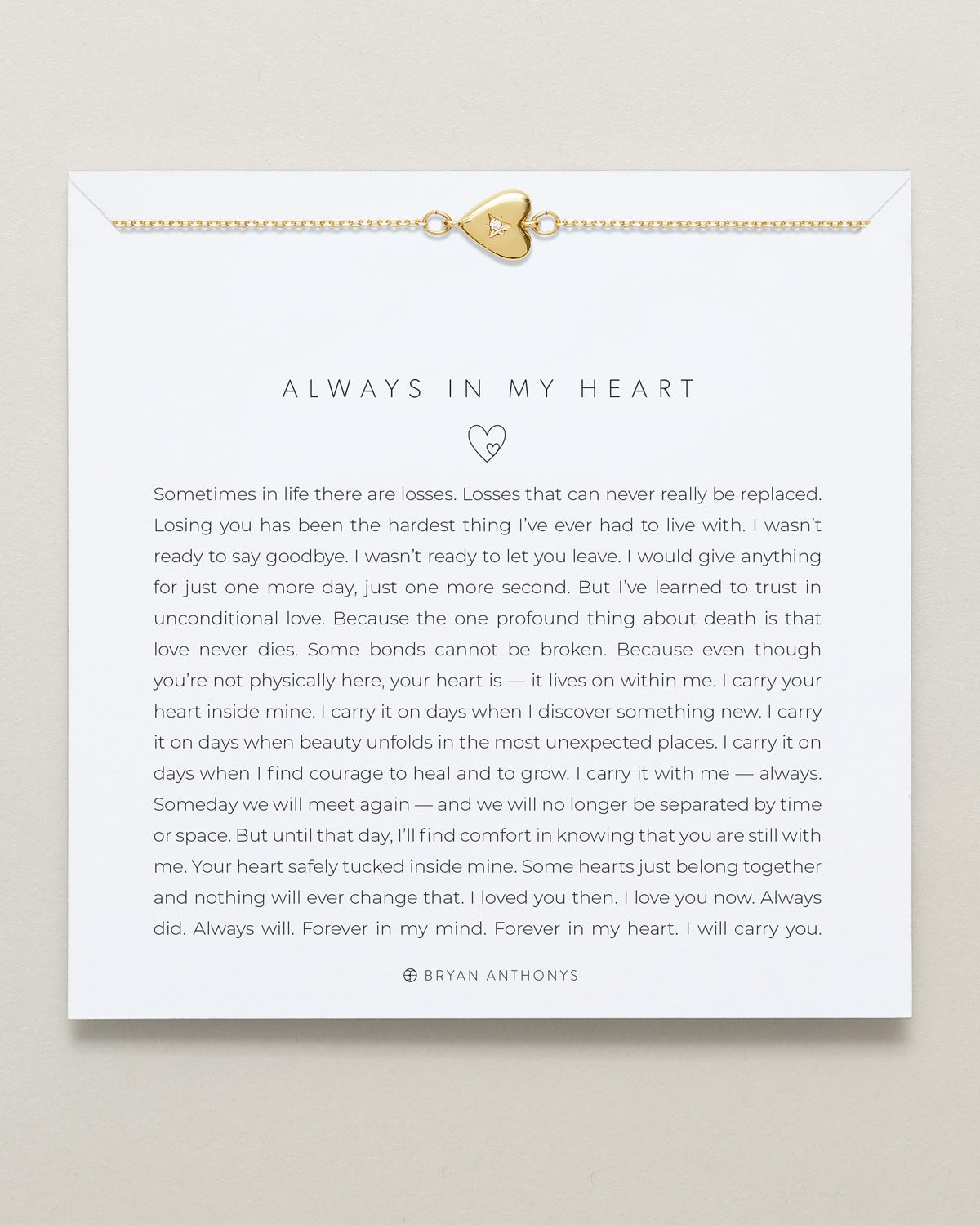 Always In My Heart Icon Bracelet