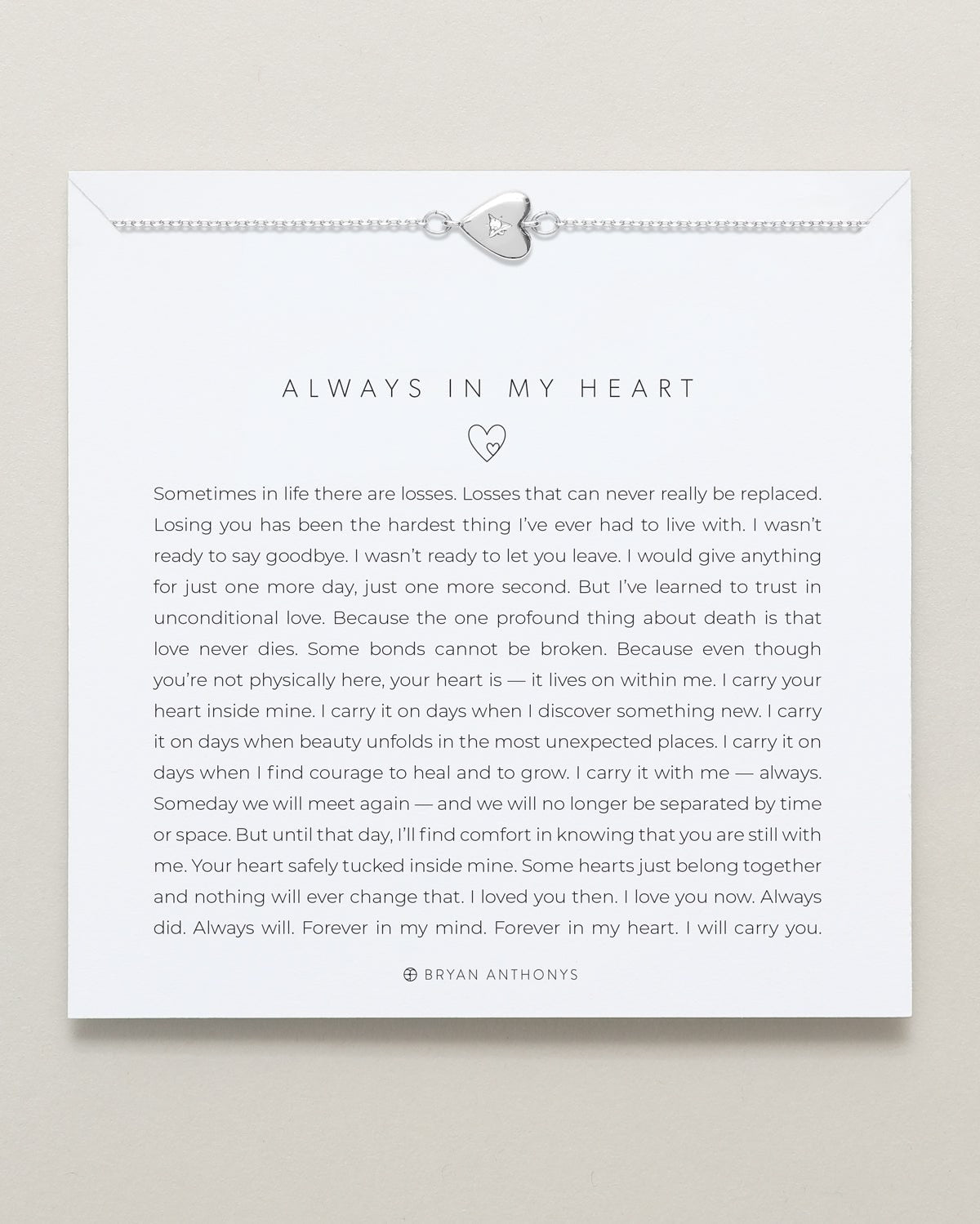 Always In My Heart Icon Bracelet