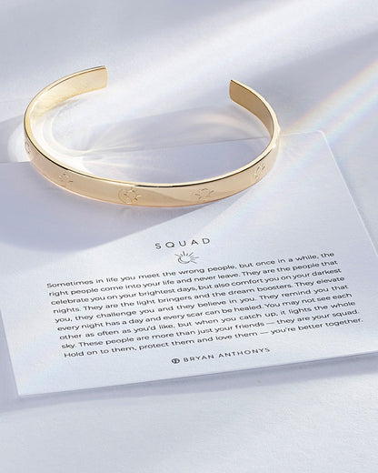 Squad Engraved Cuff