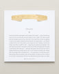 Pause Engraved Cuff