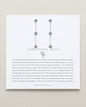 Something Blue Linear Earrings