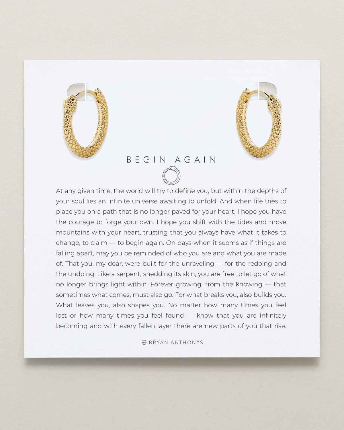Begin Again Midi Hoop Earrings