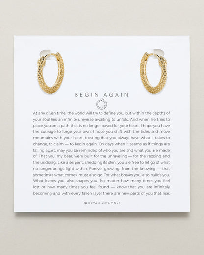 Begin Again Midi Hoop Earrings