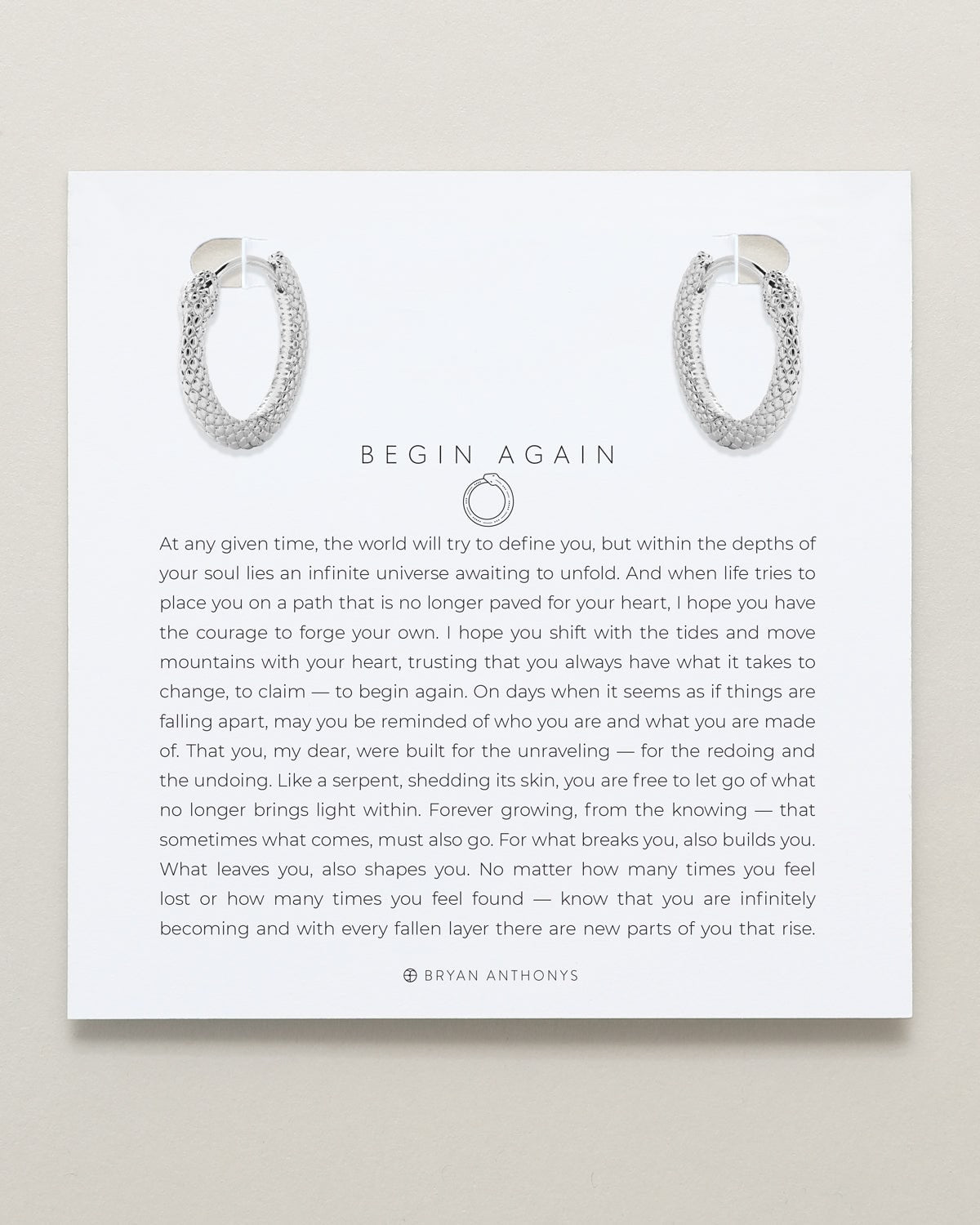 Begin Again Midi Hoop Earrings